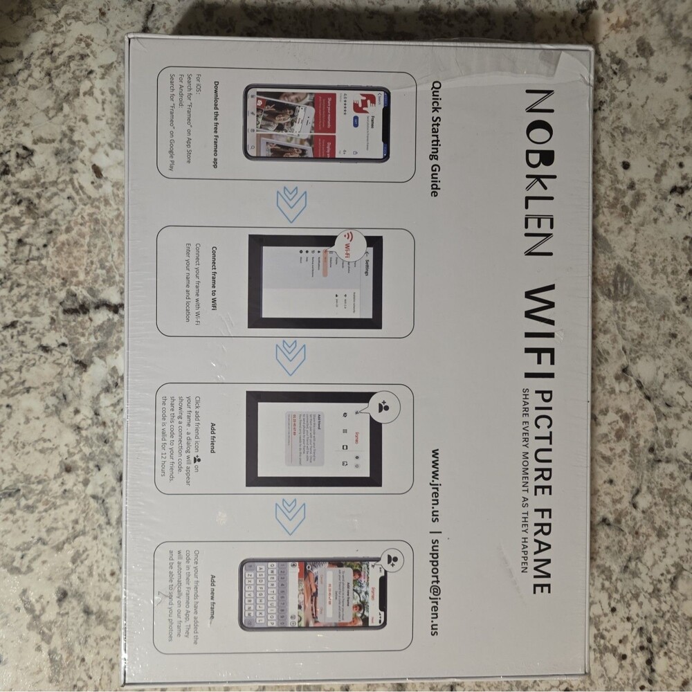 10.1 In WiFi Digital Picture Frame Smart with IPS Full HD Touchscreen, 32GB WiFi